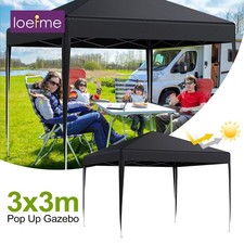 NEW 3 x 3M Garden Pop up Tent Gazebo Awning Marquee Party Shelter Shade 3 colors