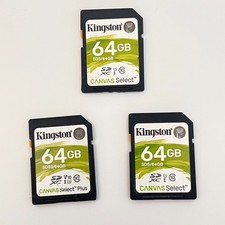 Kingston 64GB SDXC Memory Card Canvas Select ...