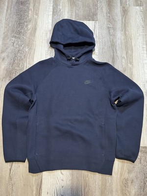 Nike Sportswear Tech Fleece Pullover Hoodie Obsidian Blue Black Men M  FB8016-451