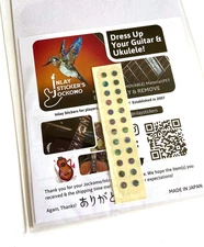 Inlay Sticker Fret Markers for Guitars & Bass - 1/8" Small Side Marker Dots - Ab