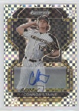 2022 Panini Prizm Draft Picks Power Plaid 3/17 Connor Staine #PDP146 Auto gp1