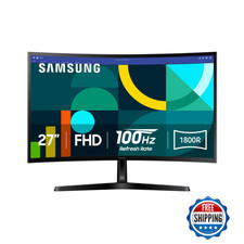 Samsung 27" Essential S3 FHD Curved Monitor 1800R 100Hz Game Mode HDMI D-Sub