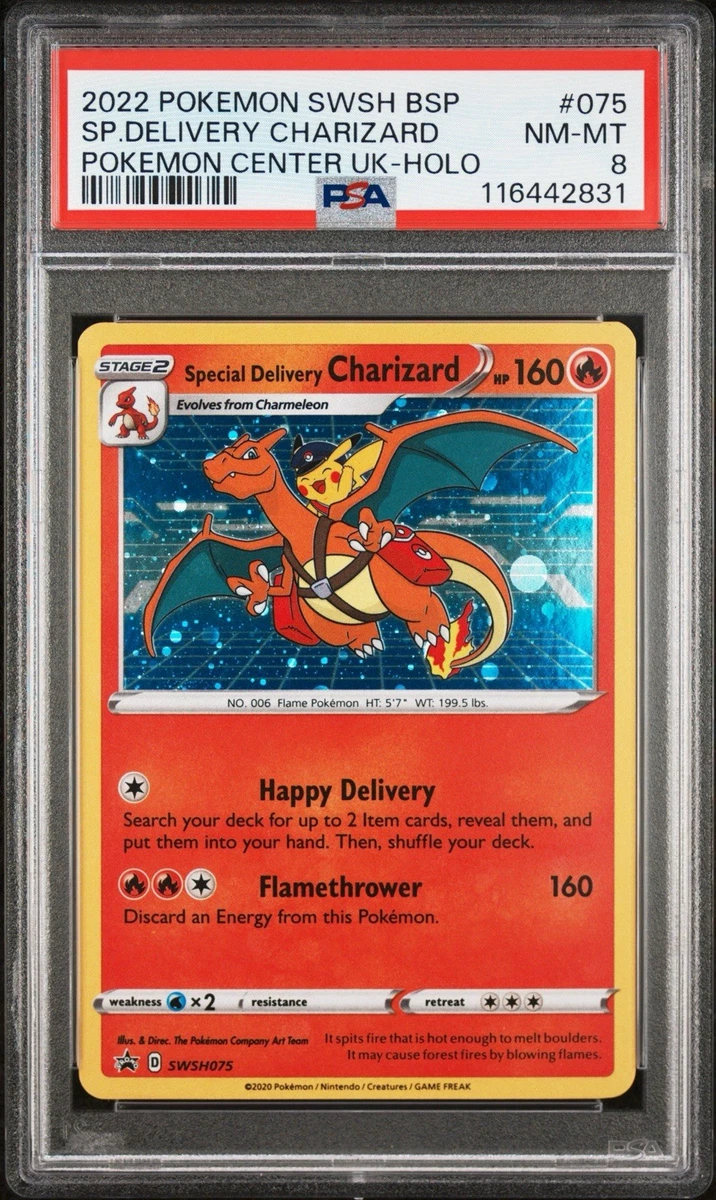 Pokémon TCG Grade 8 Charizard Individual Collectible Card Game