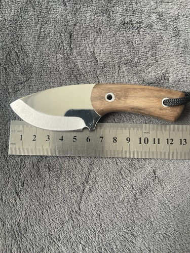 Handgemachtes Full-Tang Mini Messer mit Lederscheide – Klinge 4116 Stahl EDC - 第 10/14 張圖片