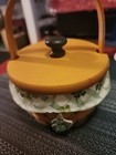 Longaberger LUCKY YOU Basket w/Liner Lid Charm St. Patrick’s Day Shamrock 2001 — photo 2