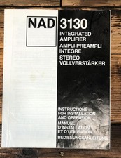 NAD Model 3130 Amplifier Owners / User Manual *Original*