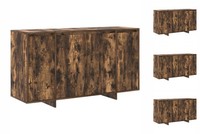 Sideboard Anrichte Schrank Lowboard Wohnzimmer GeräUcherte Eiche Holz 135X41X75