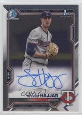 2021 Bowman Draft Chrome Draft Pick Auto Steven Hajjar #CDA-SH Auto 15tt
