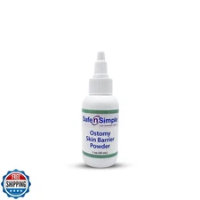 Safe n' Simple Stoma Skin Barrier Powder - 1 oz - Medicated Protective Skin B
