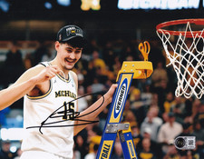 ADAY MARA signed (MICHIGAN WOLVERINES) basketball 8x10 PHOTO BECKETT BY085742