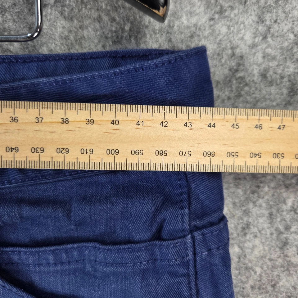 Falda Rip Curl Mujer Mediana Azul Botón Mosca Denim Bolsillos 13725 Foto 4 de 4