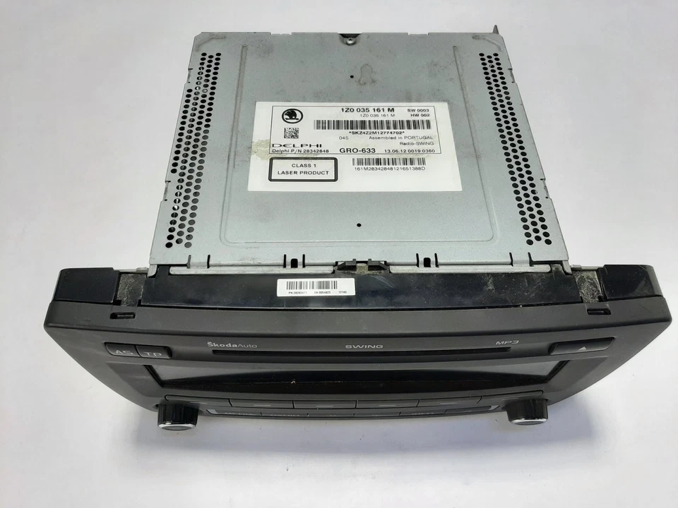 SKODA YETI 5L 1Z0035161M Musik-Player ohne GPS 1.20 Petrol 77kw 2012 17868287 - Bild 4 von 4