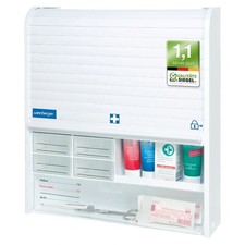 Medicine Cabinet Plastic Bathroom Medicine Storage with 14 Drawers Lightweight