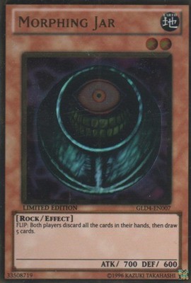 Lightly Played Morphing Jar - GLD4-EN007 - Gold Rare - Limited Edition - Yu-Gi-O