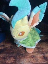 Pokemon, Leafeon build a bear with cape, plush toy, sound machine no batteries,