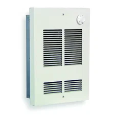 Dayton 5Zk68 Compact Electric Wall Mount Heater, 14-1/2 In H Grille, Recessed,