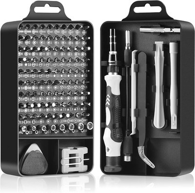 115pc Precision Screwdriver Set Magnetic Electronics Phone Laptop Watch Glasses