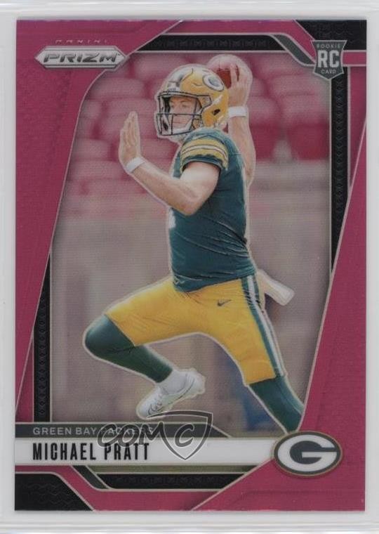 2024 Panini Prizm Rookies Pink Prizm Michael Pratt #379 13kx