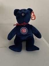 Ty Beanie Babies Chicago Cubs Blue Teddy Bear MLB 2017