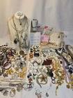 Vintage To Modern Costume Fashion Jewelry Lot 5+lbs 183 Pieces Necklaces
