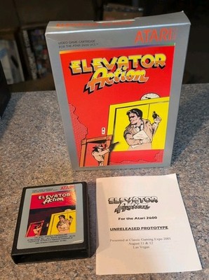 Atari 2600 CGE 2001 Exclusive Homebrew Elevator Action 