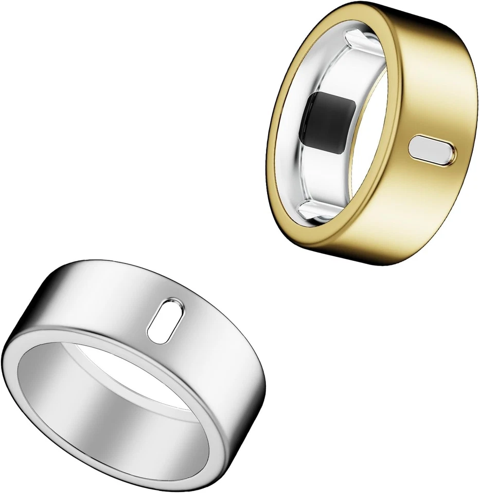 Protector TPU Ultra Delgado para Anillo Oura 4/Gen 3 - Elegante Plata+Dorado, Talla 8 Foto 3 de 4