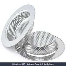 2 Pcs Sink Strainer Double-Layer Safe Design for Kitchen Sink Drain Basket Upg