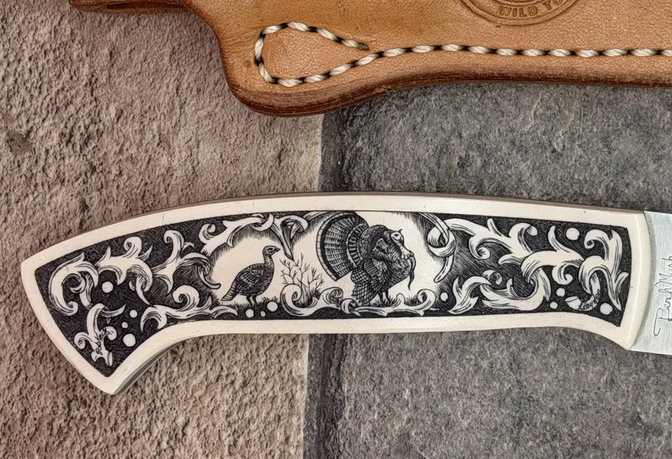 RARE-Benchmark-USA-Pre Gerber fixed blade-NWTF-National Wild Turkey Federation - Image 2 of 4