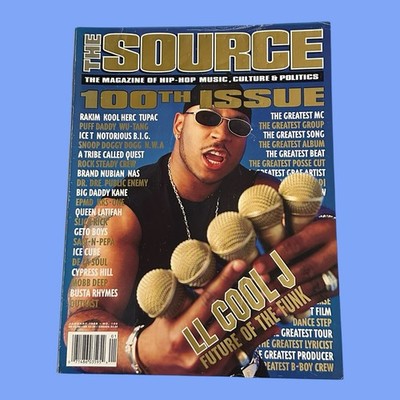 「The Source Magazine」「XXL」「VIBE」「Age」 The Source Magazine, January 1998, 100th Issue, LL Cool J, Hip-Hop