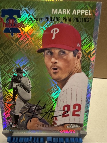 Mark Appel 2023 Topps Chrome Platinum Anniversary Logo Refractor /499 #99 RC - Picture 2 of 8
