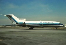 Eastern Airlines Boeing 727-25C N8161G @ Los Angeles LAX 1977 - postcard