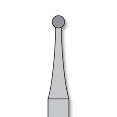 10/Pk Dental Carbide Bur #4 Round Oral Surgery 1.4mm Single Piece Concentric