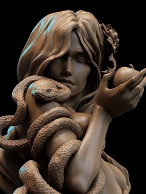 1:8 Eve Bust Stellar Blade Fan Art UNPAINTED High Quality Garage Kit