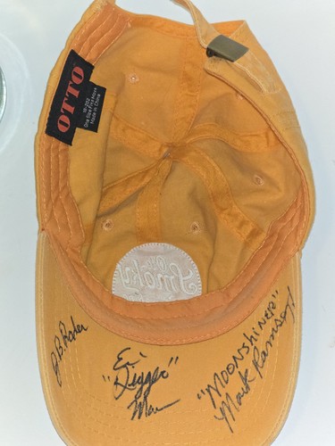 Hut Ole Smoky Tennessee Moonshine HANDSIGNIERT Riemenrücken - Otto Collection Einheitsgröße