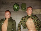 Hasbro G.I. Joe 1964 Action Figures Lot Parts Weapon Clothing Red Hair