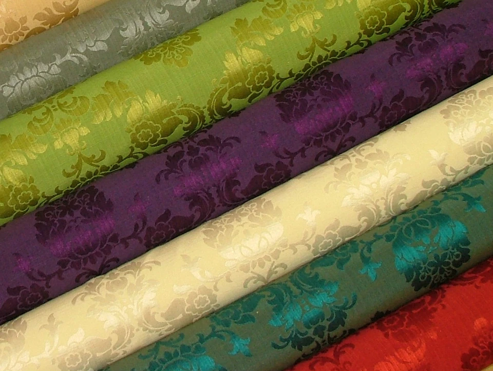 Madagascar Curtain Fabric Brocade Damask Upholstery Cushion Blind Jacquard - image 4 of 4