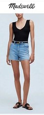 Madewell Relaxed Denim Shorts Raw-Hem Edition Size 29