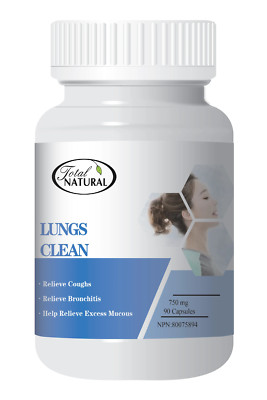 Lung Clean 750mg 90c - relieve coughs, better breathing, lower excess mucus