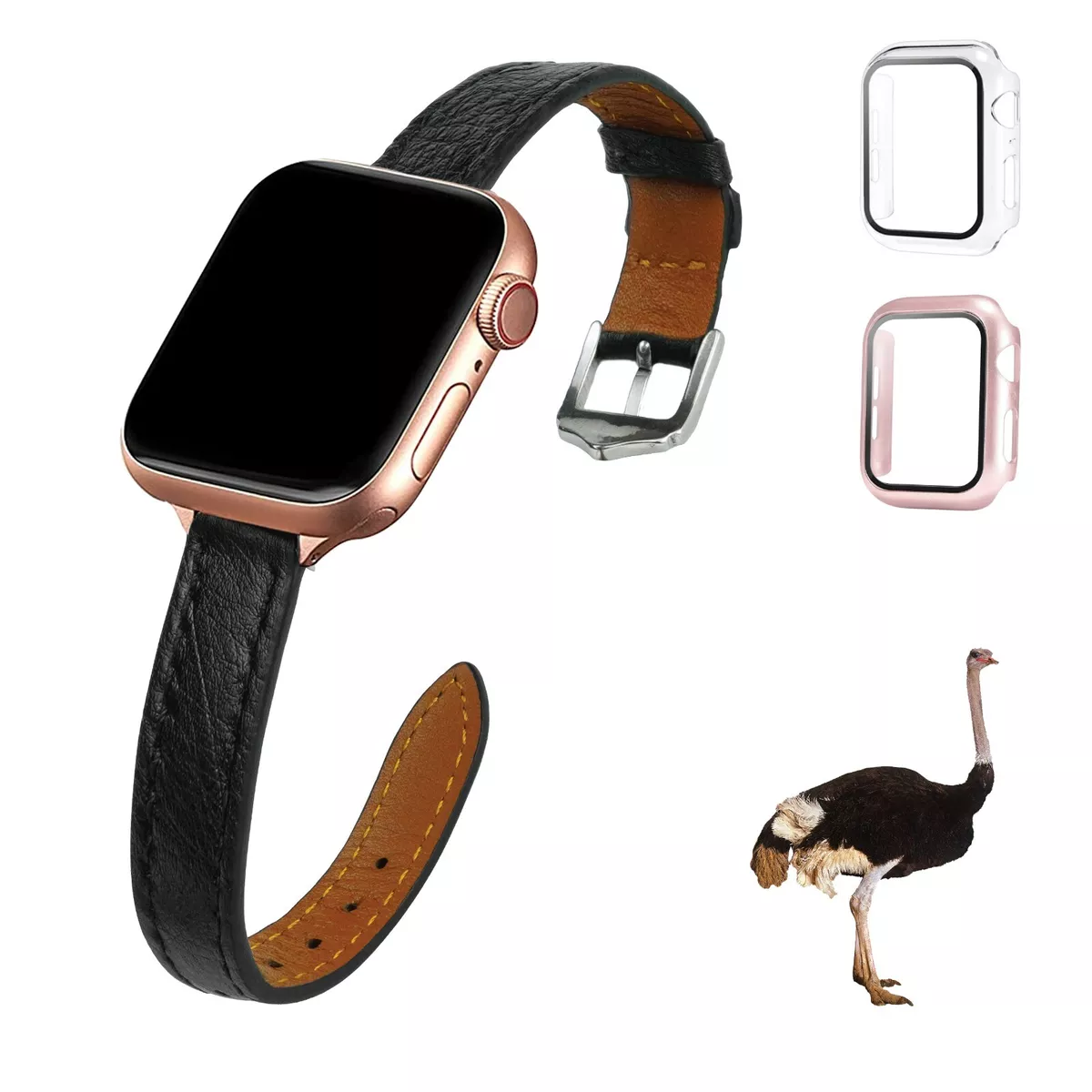 Womens leather apple watch band 42mm 2025