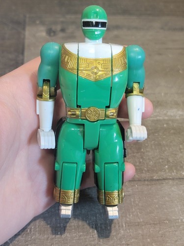 Green Power Ranger transform robot toy figure - Picture 5 of 7