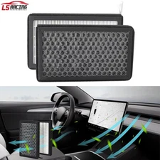 2 Pack For Model 3/Y 2017-2024 Air Filter HEPA Activated Carbon Cabin Air Filter