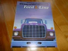FORD L-LINE LOUISVILLE 1972 LTS 800 CATALOG BROCHURE VINTAGE TRUCK CAMION DEALER
