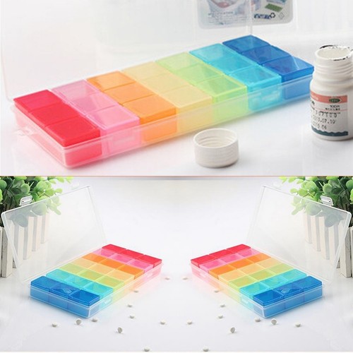 NEU Seven Days 7 Tage Pillenbox Tablettenbox Pillendose Pillenbox - Bild 3 von 8