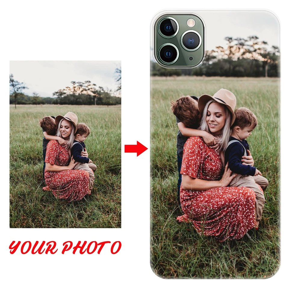 Custom Clear Transparent TPU Case Cover Personalized For Motorola LG Sony Nokia - Image 2 of 4