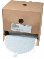 Made in USA 6" Diam, 80 Grit Silicon Carbide Adhesive PSA Disc Medium Grade, ...