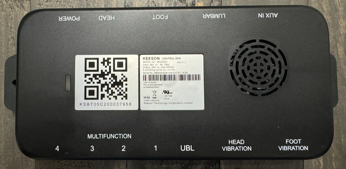 ORKIN Serta Ergomotion Keeson Control Box MC232SC | eBay