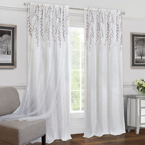 double window curtain rod