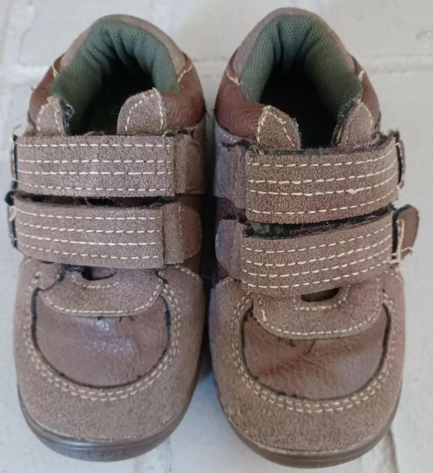 Toddler boys - size 7 - Kenneth cole Unlisted brown shoes