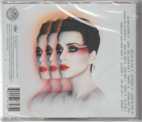 Katy Perry Witness Sealed CD!!! - Picture 2 of 2