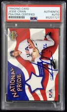 Jesse Crain Signed 2004 SP Prospects USA Baseball National Pride #NPP-JC PSA Aut